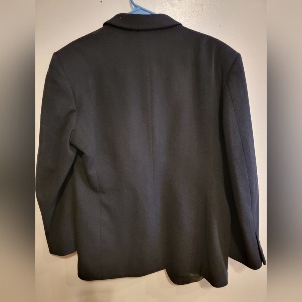 Mens 42R Alfani Made by Macys Black Blazer - Picture 4 of 11